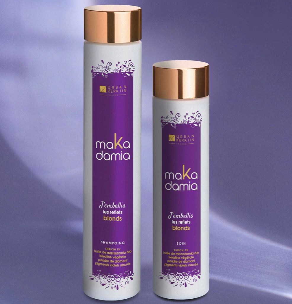 SHAMPOING CHEVEUX BLONDS MAKADAMIA, 250ML