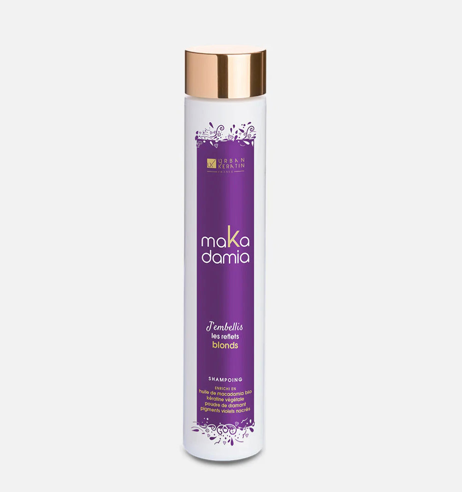 SHAMPOING CHEVEUX BLONDS MAKADAMIA, 250ML